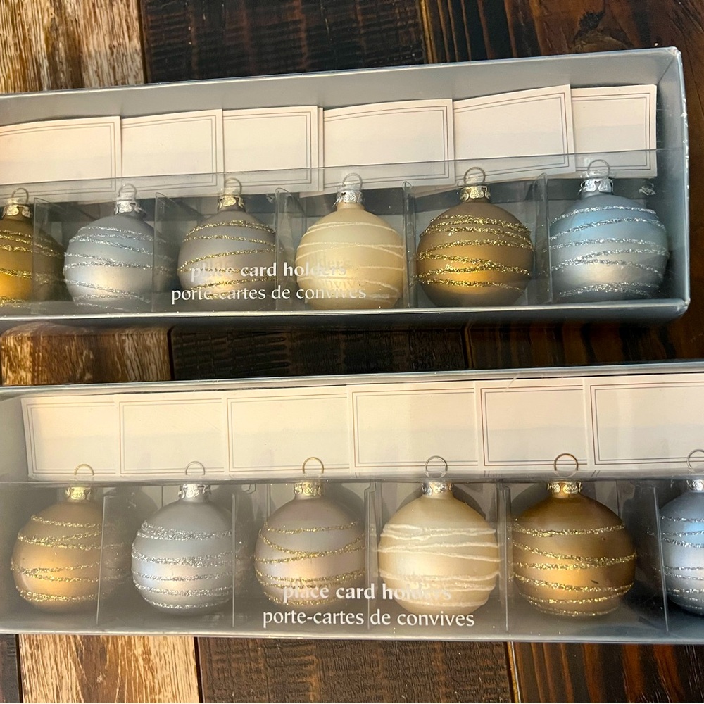 Ornaments Place holder cards